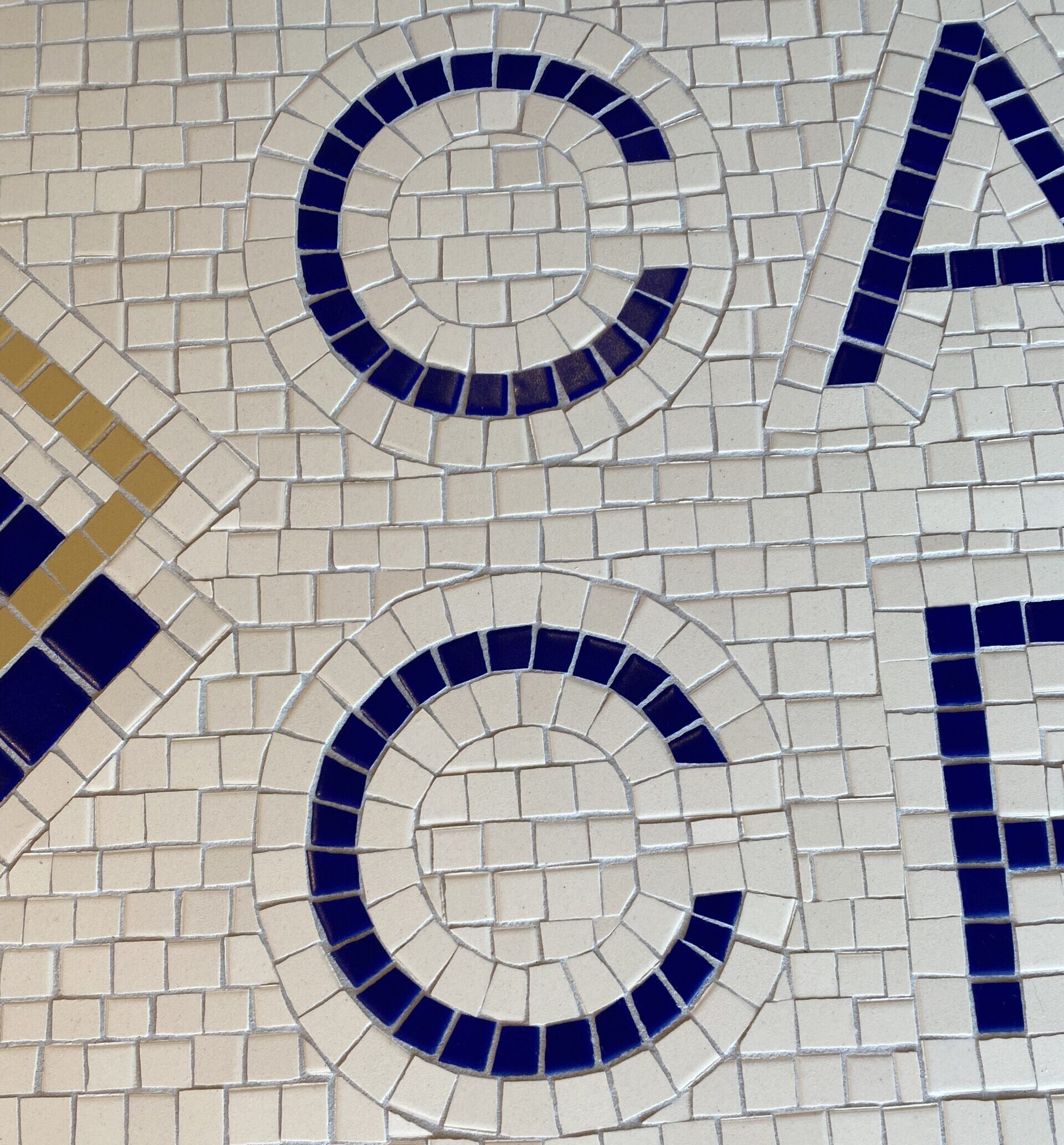 zoom mosaïque carré créatif